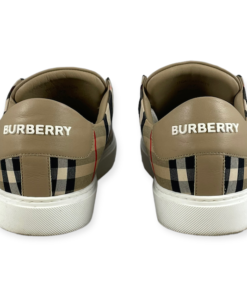 Burberry Check & Leather Sneaker 10