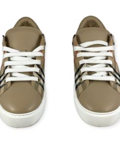 Burberry Check & Leather Sneaker 7