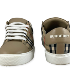 Burberry Check & Leather Sneaker 11