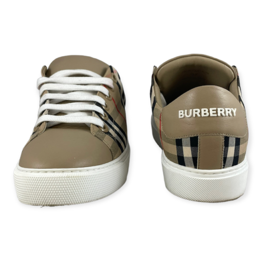 Burberry Check & Leather Sneaker 5