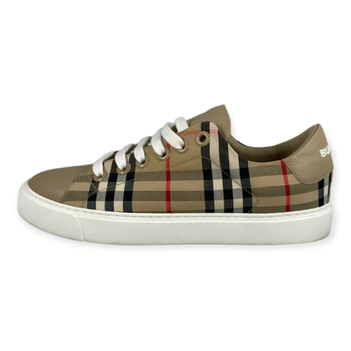 Burberry Check & Leather Sneaker 2