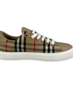 Burberry Check & Leather Sneaker 9