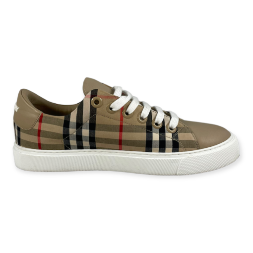 Burberry Check & Leather Sneaker 3