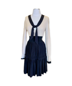 Chanel Cashmere Pleated Dress 10