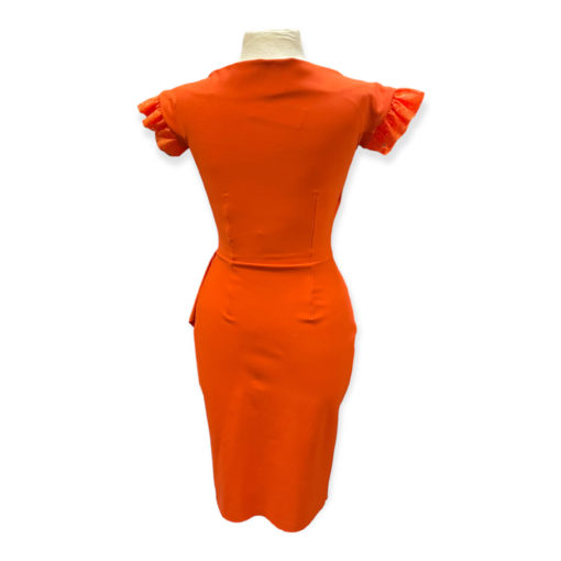Chiara Boni Ruffle Dress in Orange 5