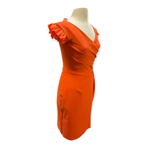 Chiara Boni Ruffle Dress in Orange 4