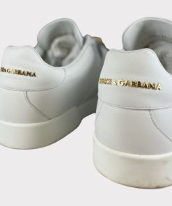 Dolce & Gabbana Portofino Brand Tag Sneaker in White 13