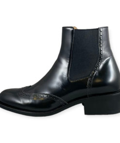 Fendi Brogue Chelsea Boots in Black 9