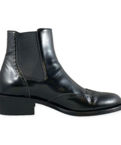 Fendi Brogue Chelsea Boots in Black 10