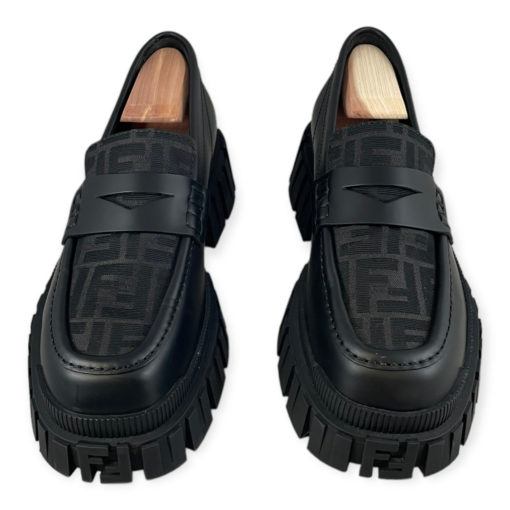 Fendi Force Lug Sole Loafer in Black 3