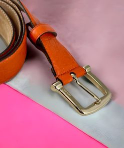 Gucci Guccissima Belt in Orange
