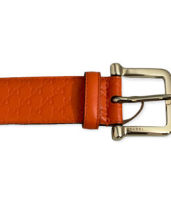 Gucci Guccissima Belt in Orange 3