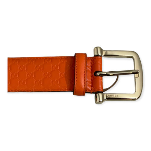 Gucci Guccissima Belt in Orange 1