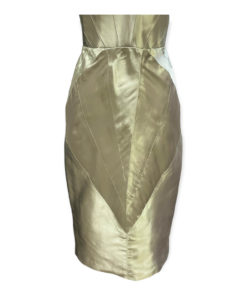 Johanna Johnson Strapless Cocktail Dress in Silver 10