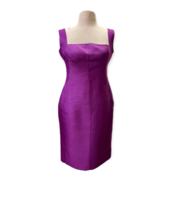 Versace Sleeveless Dress in Magenta 8