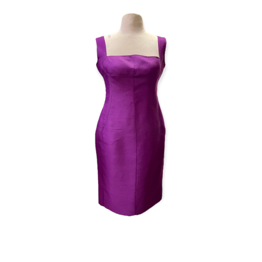 Versace Sleeveless Dress in Magenta 2