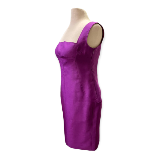Versace Sleeveless Dress in Magenta 4