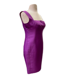 Versace Sleeveless Dress in Magenta 11