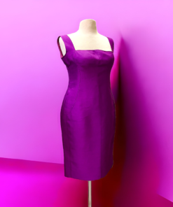 Versace Sleeveless Dress in Magenta