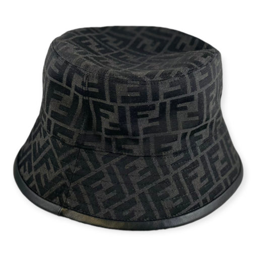 Fendi Zucca Bucket Hat in Black 1