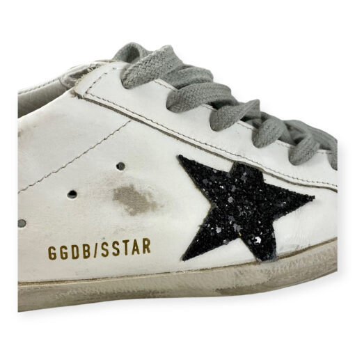 Golden Goose Super Star Sneakers in White & Red 7