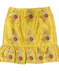 Gucci Floral Flounce Skirt 9
