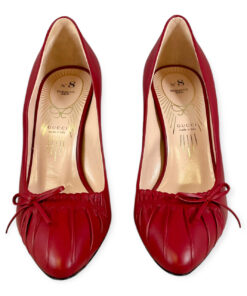 Gucci No.8 Bow Pump in Hibiscus 10