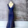 Herve Leger Navy Bodycon Gown