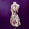 Oscar De La Renta Floral Dress in Purple & Green 6