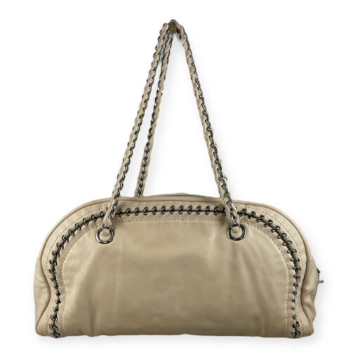 Chanel Luxe Ligne Bowling Bag in Ivory 5