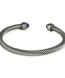 David Yurman Amethyst Pave Cable Bracelet 12