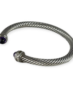 David Yurman Amethyst Pave Cable Bracelet 10