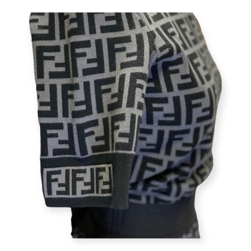 Fendi FF Top + Skirt Set in Gray Black Size Small 7