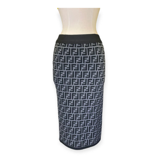 Fendi FF Top + Skirt Set in Gray Black Size Small 12