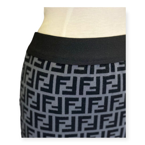 Fendi FF Top + Skirt Set in Gray Black Size Small 9