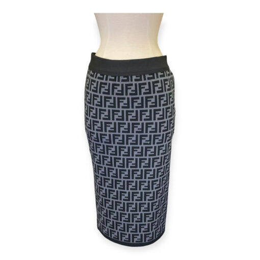 Fendi FF Top + Skirt Set in Gray Black Size Small 8