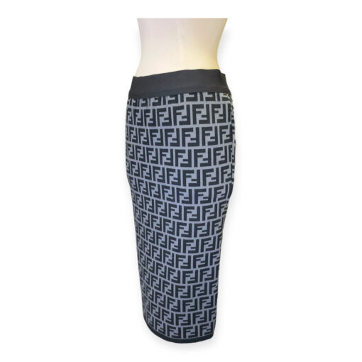 Fendi FF Top + Skirt Set in Gray Black Size Small 10