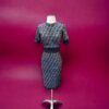 Size Small | Fendi FF Top Skirt Set in Black Gray