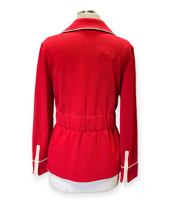 Gucci Interlocking G Jersey Jacket in Red White 15