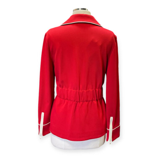 Gucci Interlocking G Jersey Jacket in Red White 7