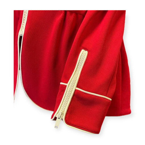 Gucci Interlocking G Jersey Jacket in Red White 5