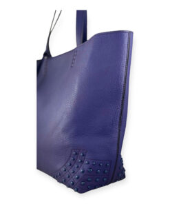 Tods Leather AMR Tote in Blueberry 15