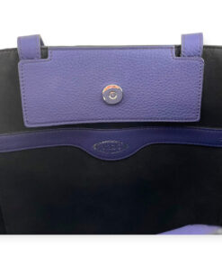 Tods Leather AMR Tote in Blueberry 22