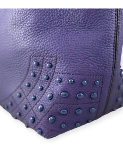 Tods Leather AMR Tote in Blueberry 16