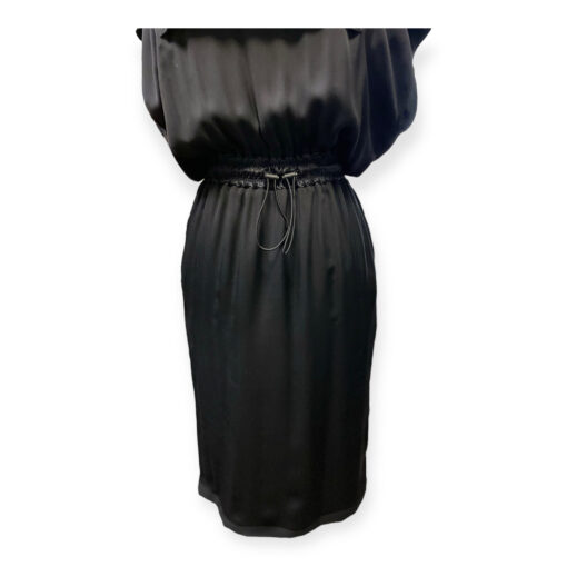 Versace Logo Hooded Dress in Black 5