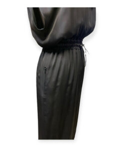 Versace Logo Hooded Dress in Black 16