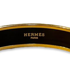 Hermes Classic Enamel Bangle Bracelet 2