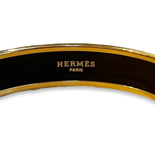 Hermes Classic Enamel Bangle Bracelet 1