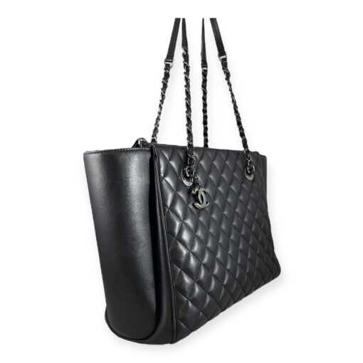 Chanel Quilted Shopping Tote in Black 2