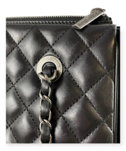 Chanel Quilted Shopping Tote in Black 16